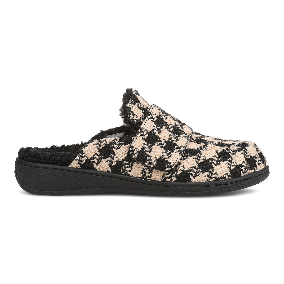 BLACK CREAM HOUNDSTOOTH | Right