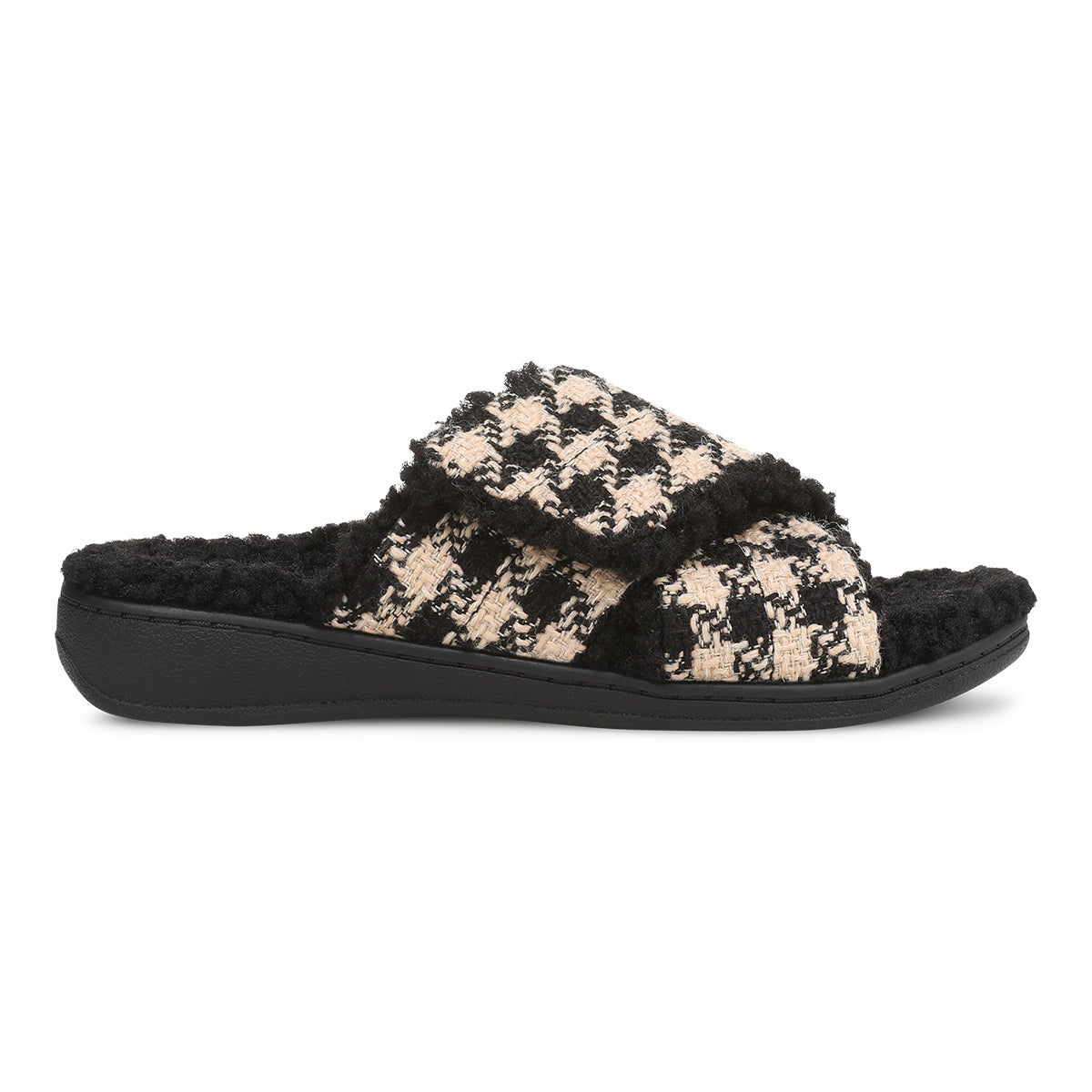 BLACK CREAM HOUNDSTOOTH | Right
