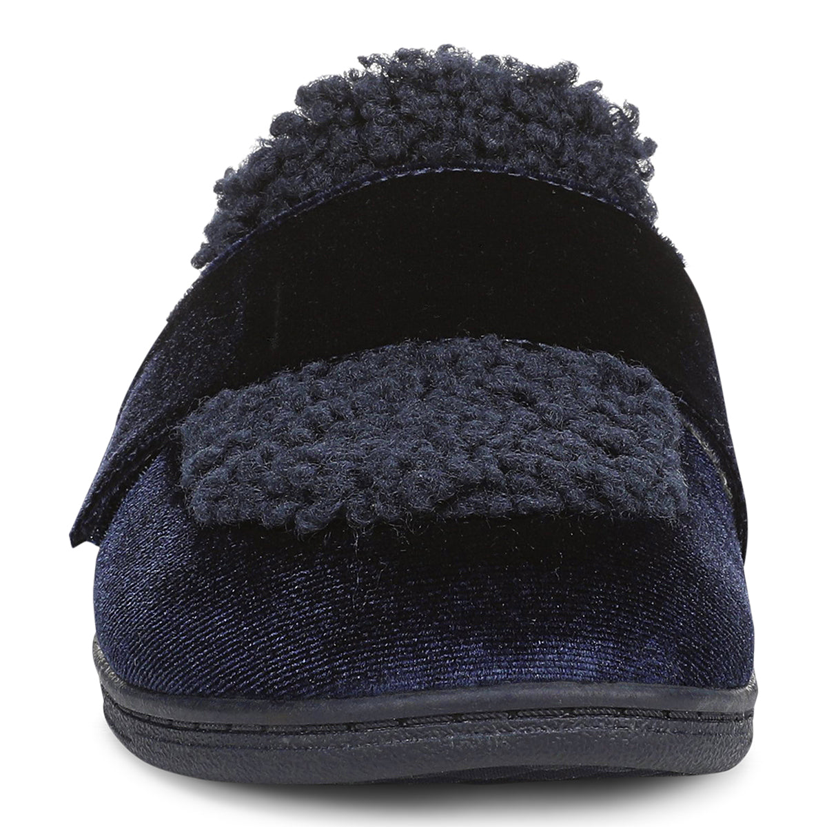 NAVY BLAZER SHEARLING | Front