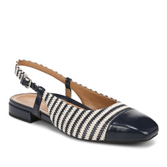 Navy on sale striped shoes