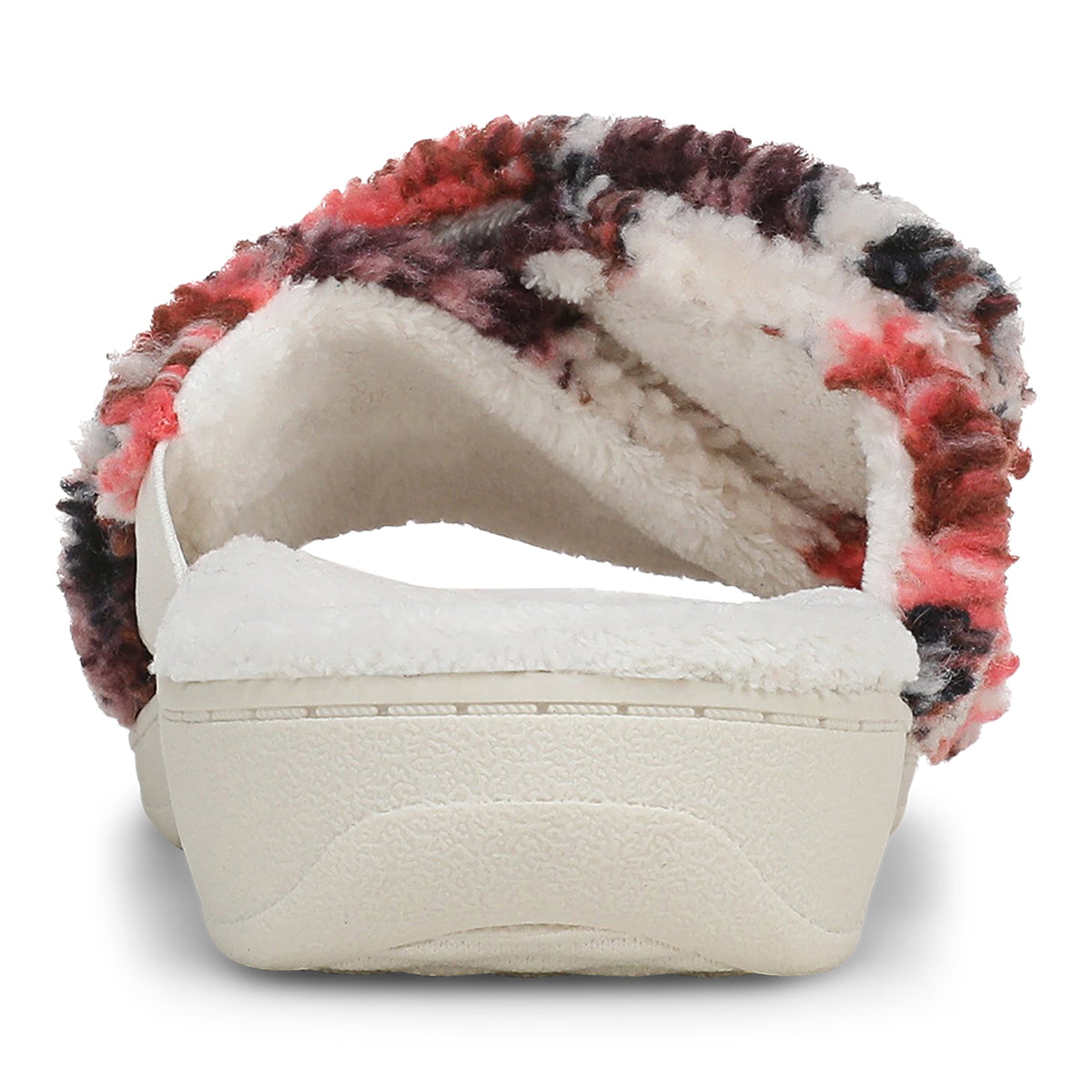 IVORY FLORAL FUR | Rear